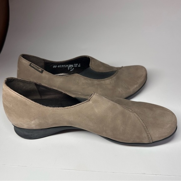 Mephisto Shoes Women's 9.5 Taupe Nubuck Suede Leather Comfort Loafers Career - Picture 6 of 12